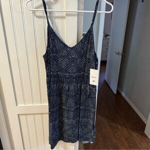 RVCA Nolan Navy Blue Dress